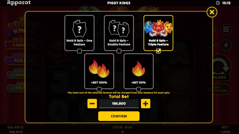 Piggy Kings - veliki dobitak u Hold and Spin